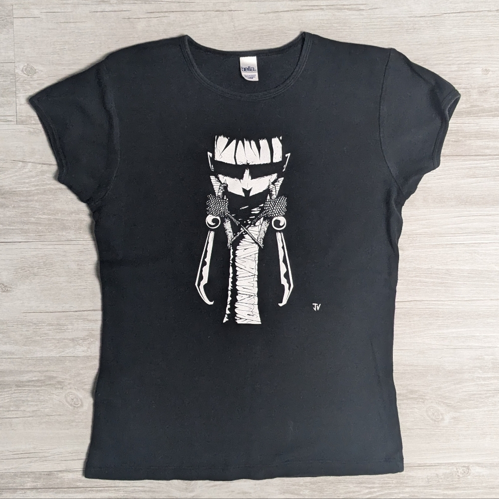 JTHM Vintage Printed Bella Canvas Tee in Juniors Size L